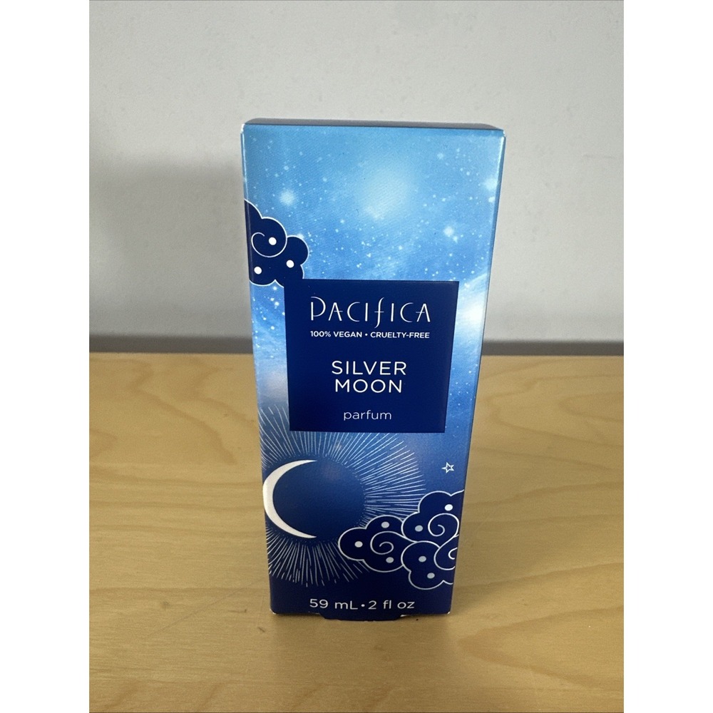 Pacifica Silver Moon Vanilla Almond Spice Gourmand Perfume 2 fl oz New Sealed